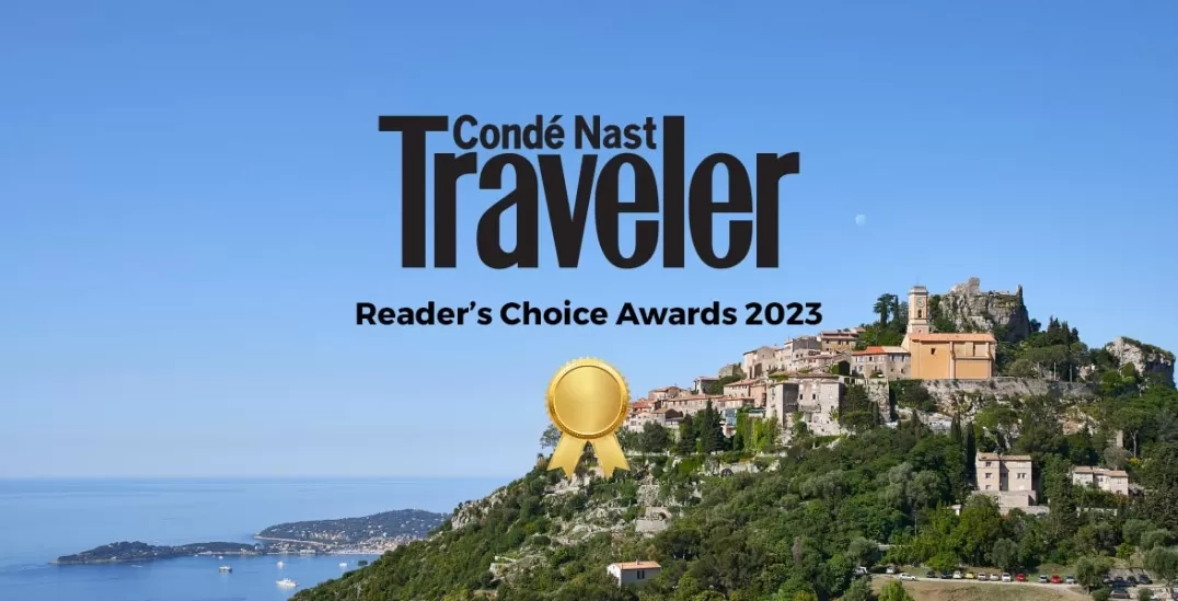 12ème place au Readers’ Choice Awards 2023 Condé Nast Traveller
