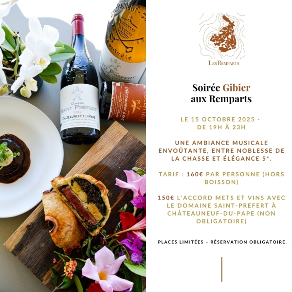Soirée Gibier aux Remparts