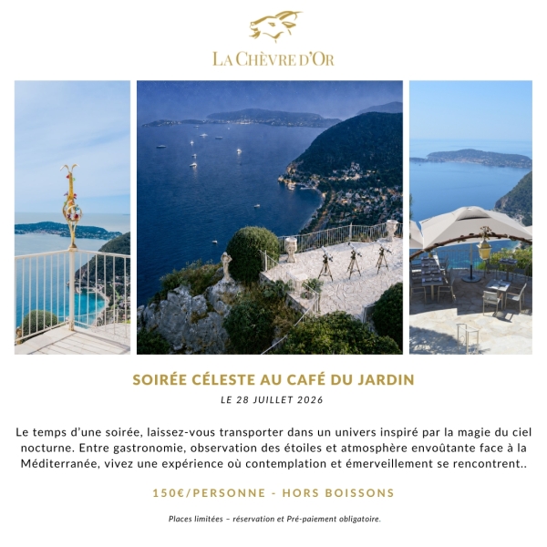 Soirée Céleste au Café du Jardin – Évasion Étoilée