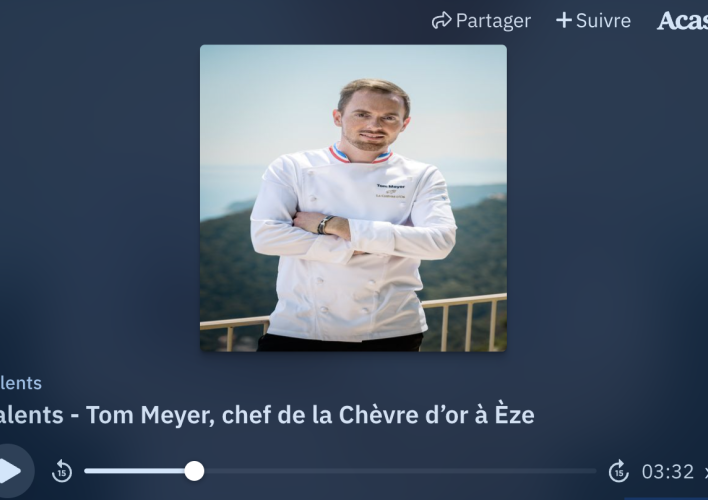 [Podcast] Tom Meyer, chef de la Chèvre d’or à Èze 